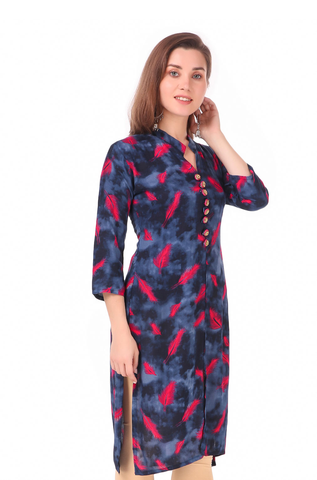 Women Blue Kurtis Leggings - Buy Women Blue Kurtis Leggings online in India