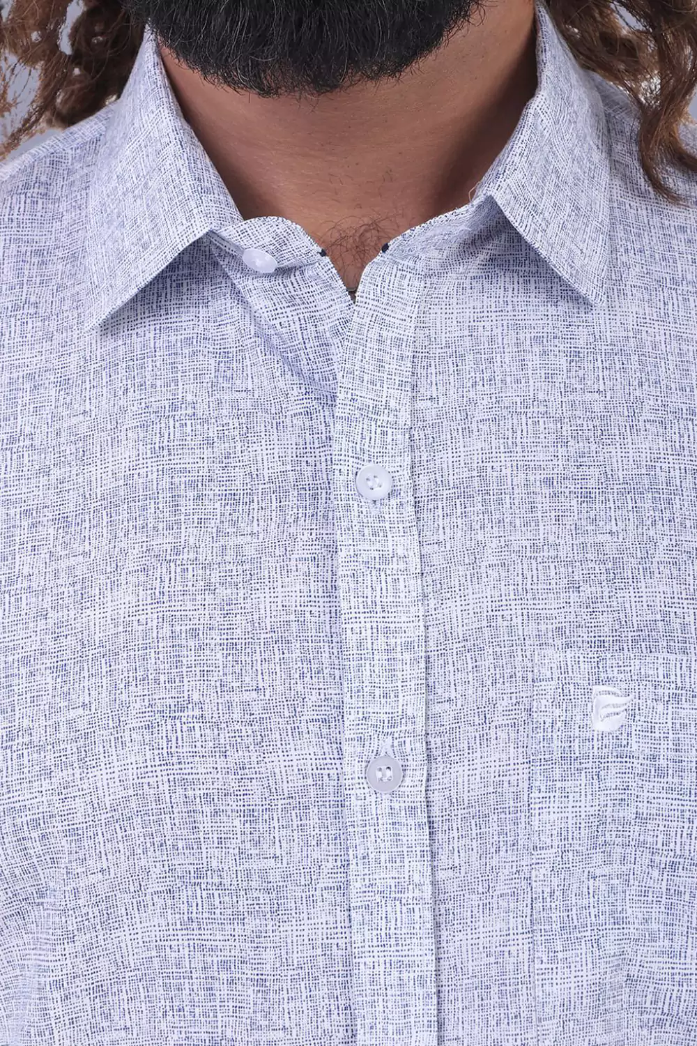 Lavender Hued Slim Fit Shirt