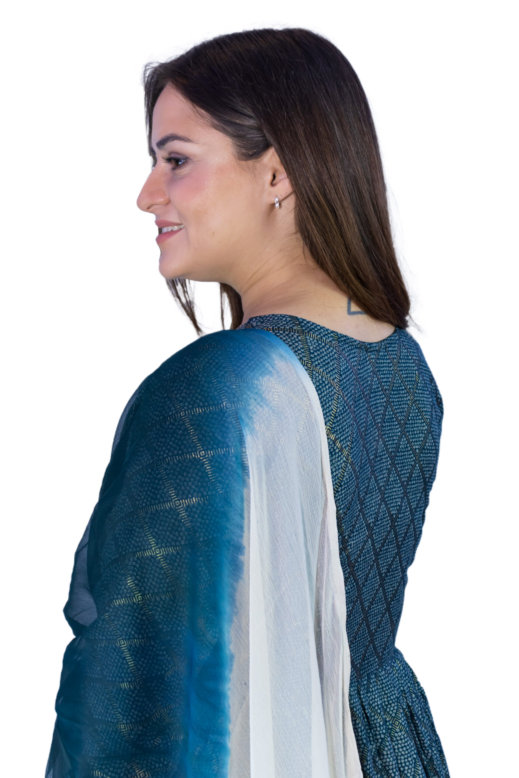 Women’s Rayon Capsule Print Casual Regular Ethnic Wear Suit Set With Dupatta