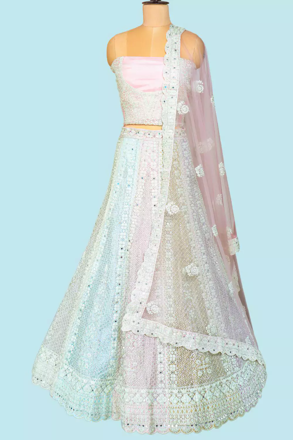 Pastel-Hued Lehenga Set