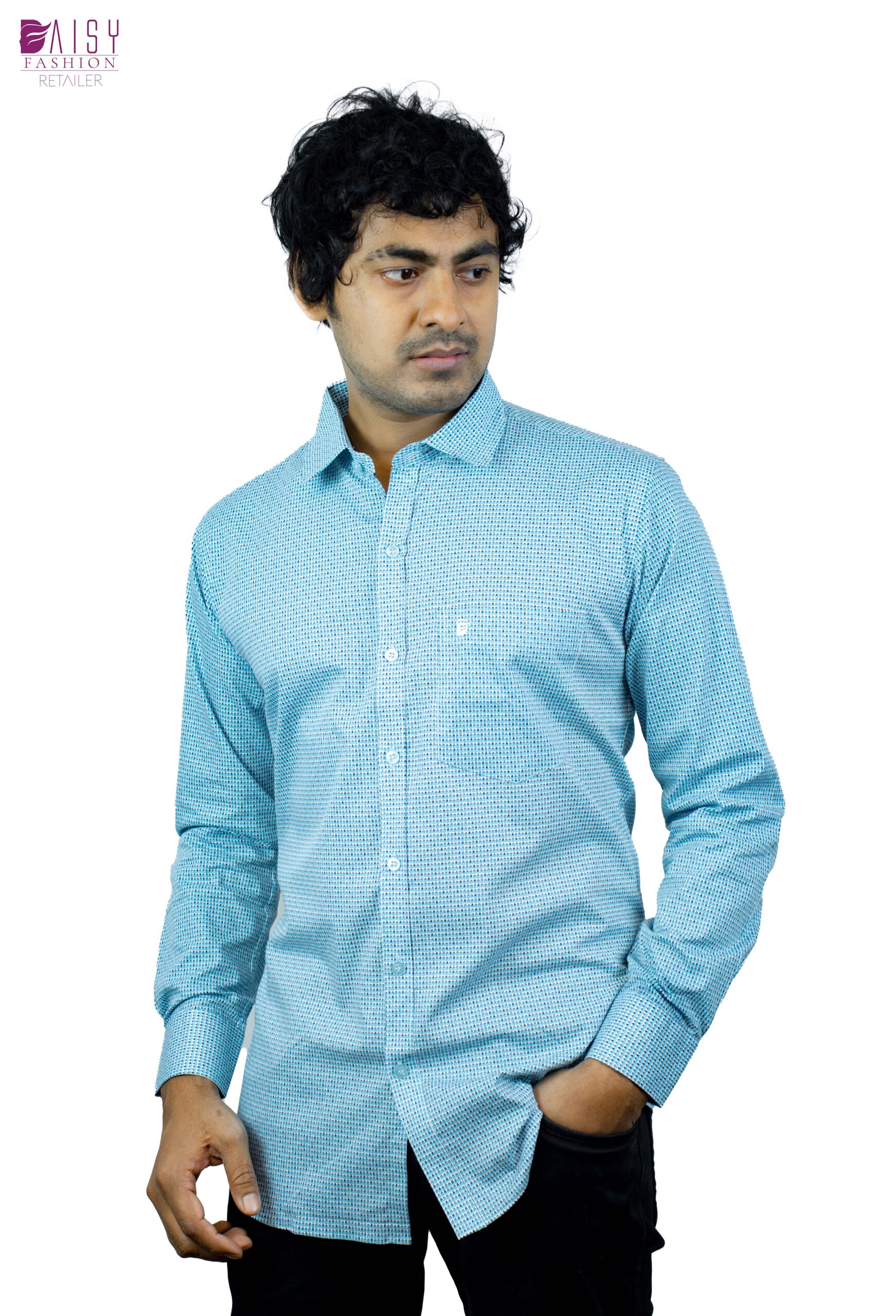 Blue Designer Shirts for Men