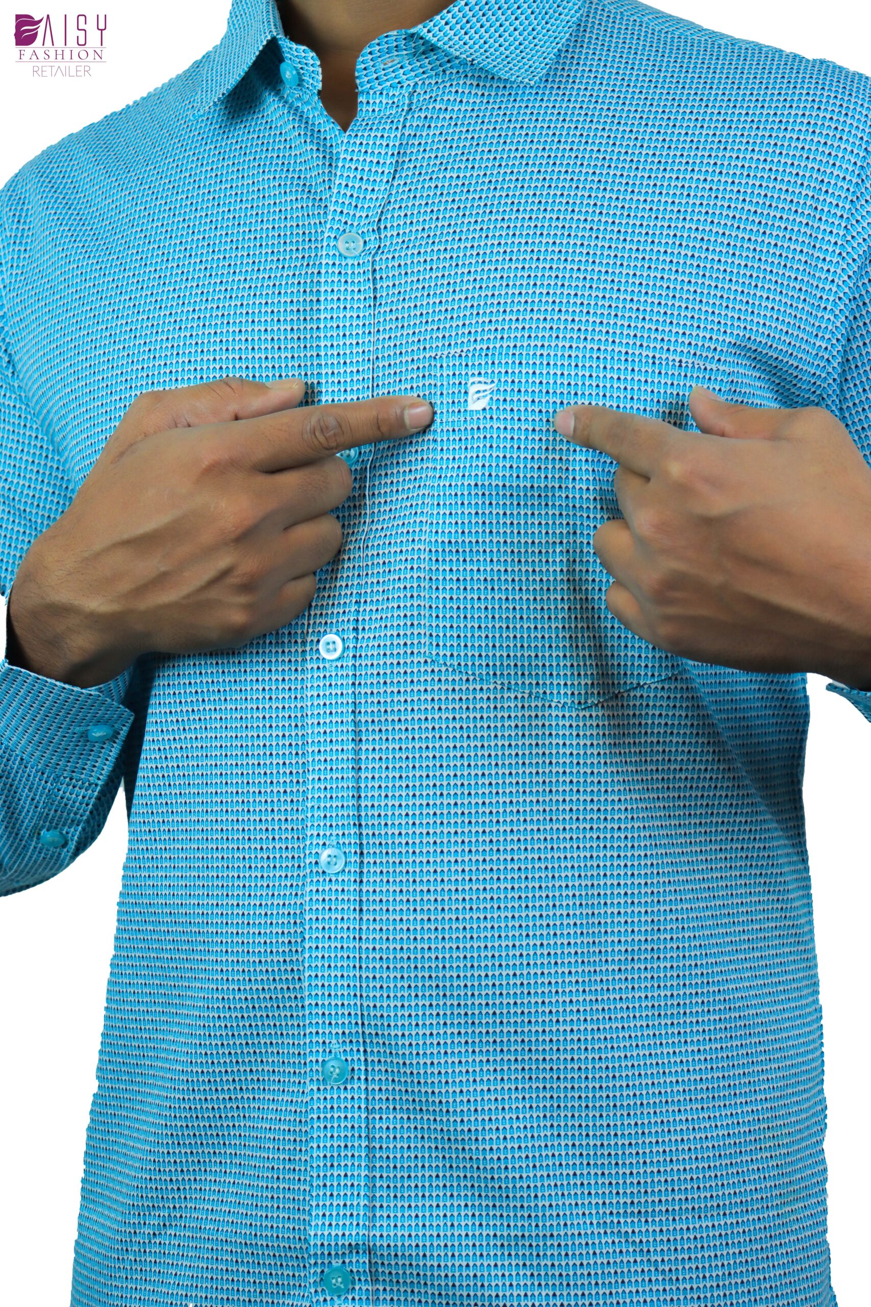Blue Designer Shirts for Men