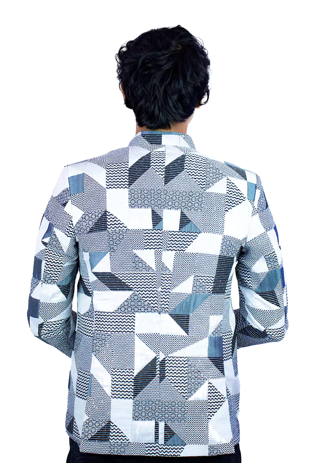 Geometrical Patterned Blazer