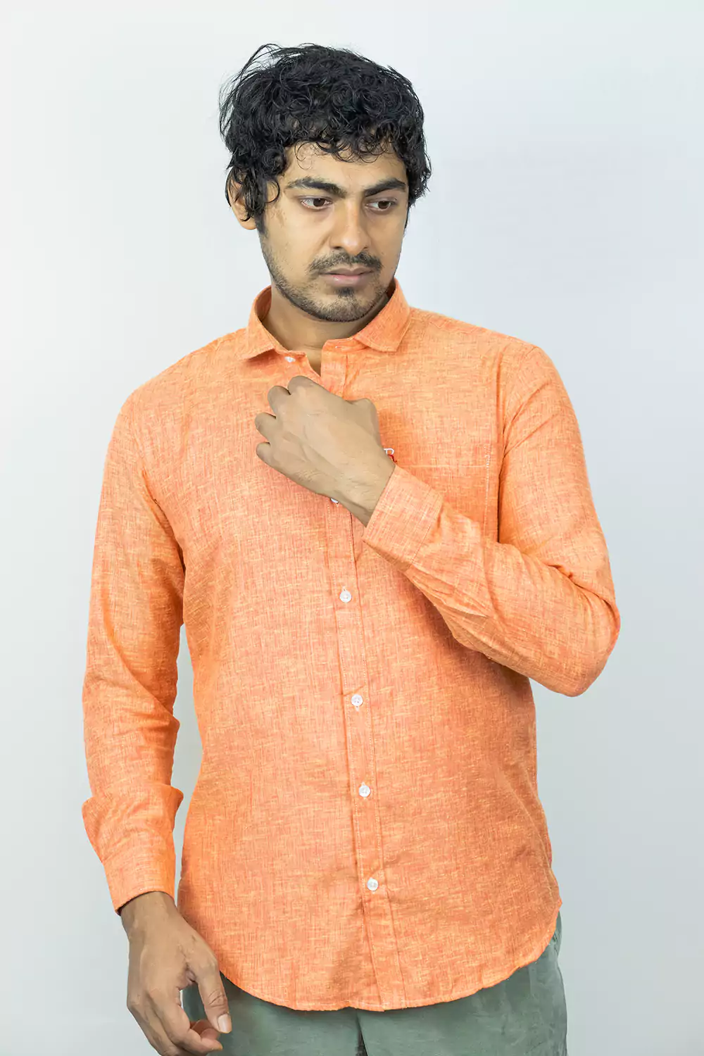 Orange Formal Shirt