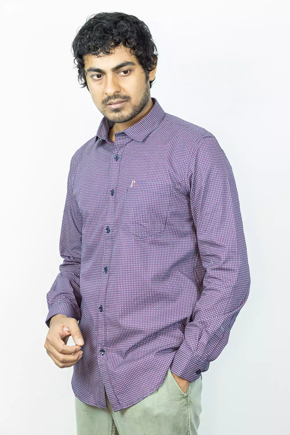 Purple Formal Shirt