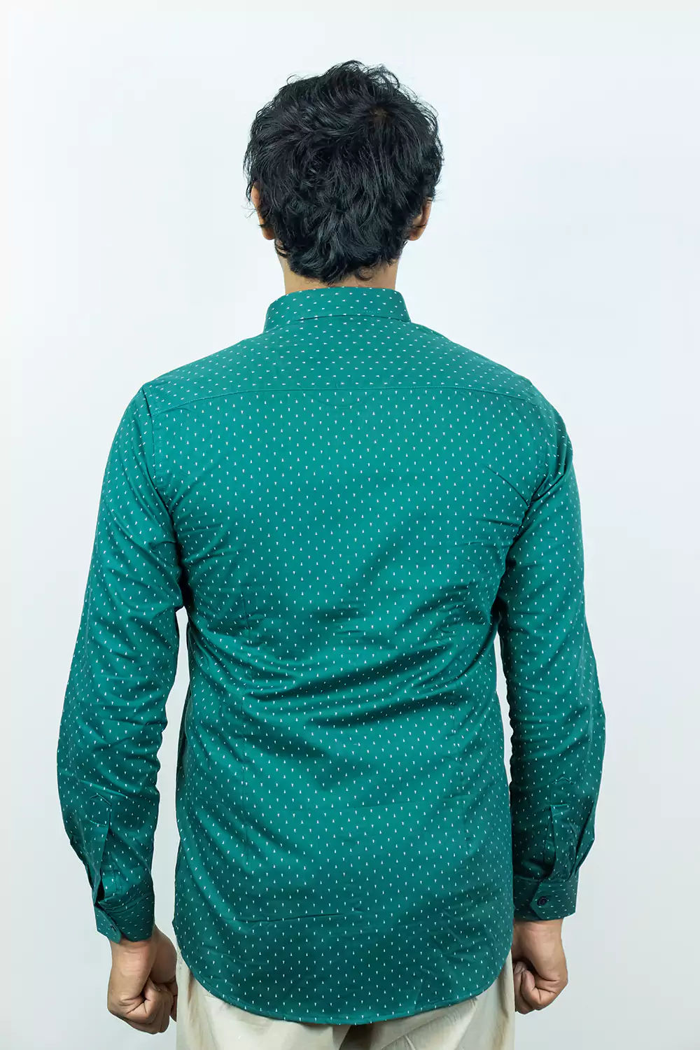 Green Patterned Shirt