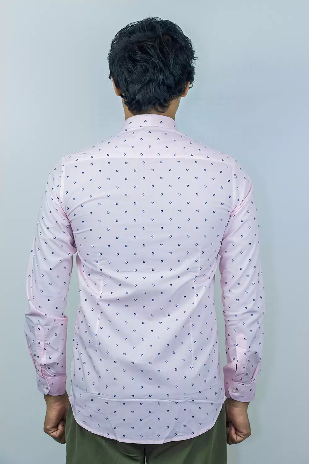 Pastel Pink Printed Shirt