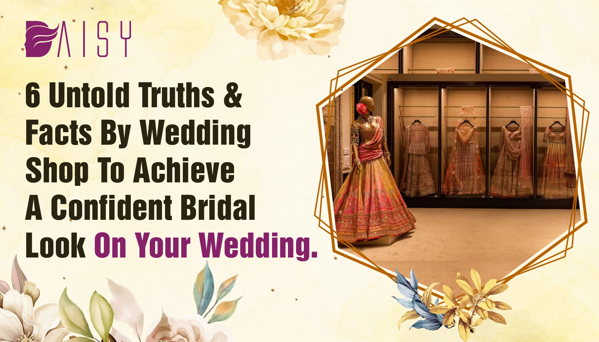 You are currently viewing 6 Untold Truths & Facts to Get That Confidence Bridal Look on Your Big Day